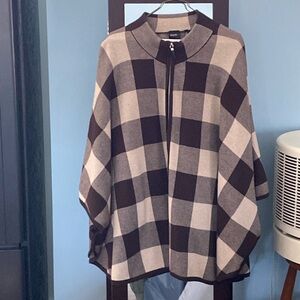 Rafaella Pull over Poncho Size 1x